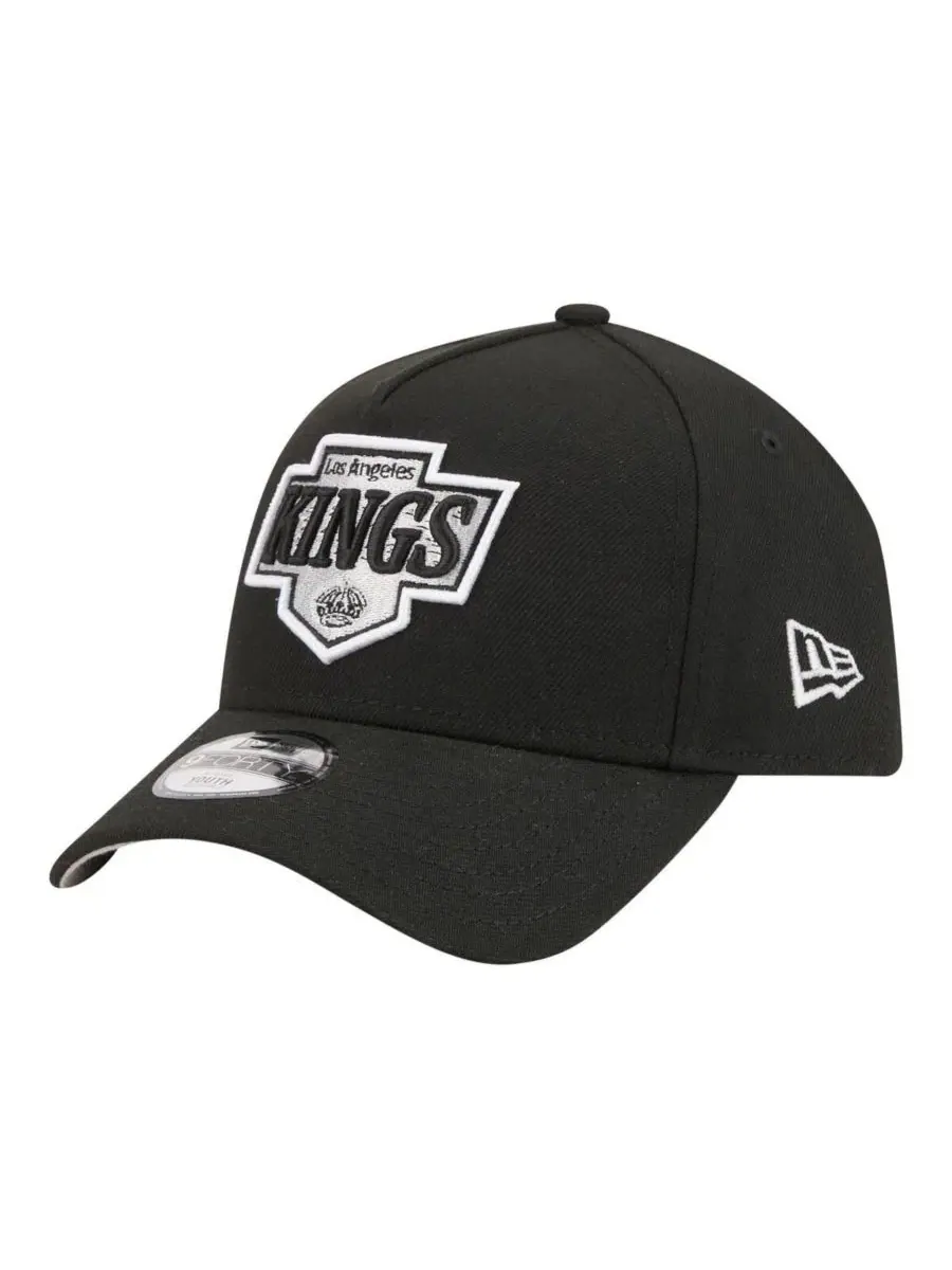 Бейсболка New Era 9FORTY A-Frame с вышивкой, Los Angeles Kings — изображение 1 из 5, черный