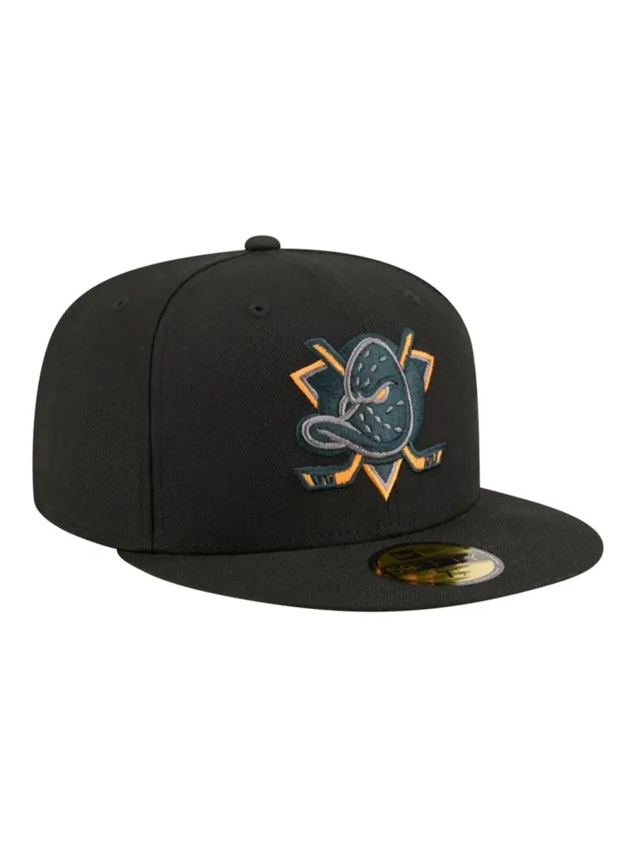 Кепка New Era с вышивкой, модель Color Pop 59FIFTY — изображение 4 из 5, черный