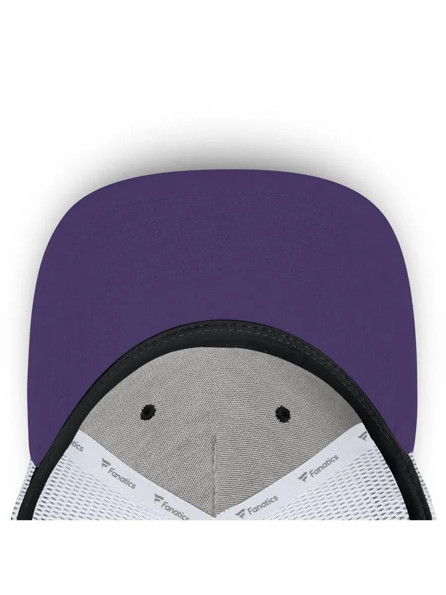 Кепка Washington Huskies 5-Panel Matter Flex Hat Fanatics — изображение 5 из 5, черный белый