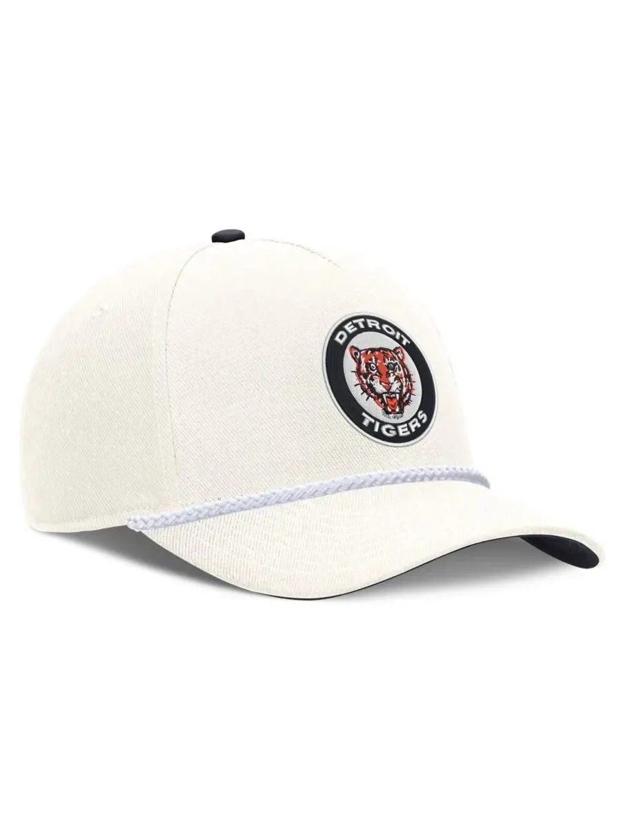 Бейсболка с вышивкой Detroit Tigers Cooperstown Rise Nike — изображение 3 из 5, бежевый