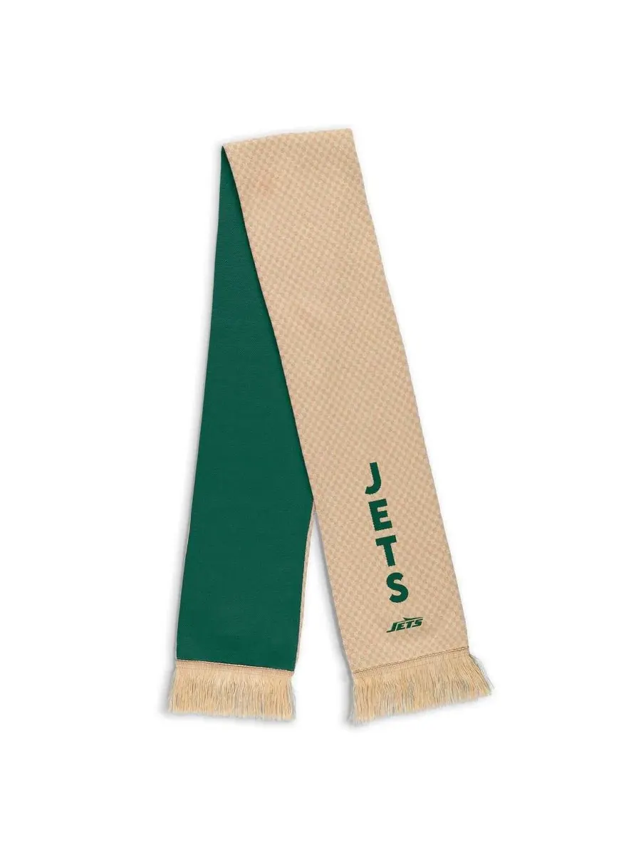 Комплект шарф и перчатки Tonal Microcheck New York Jets WEAR by Erin Andrews — изображение 2 из 3, бежевый