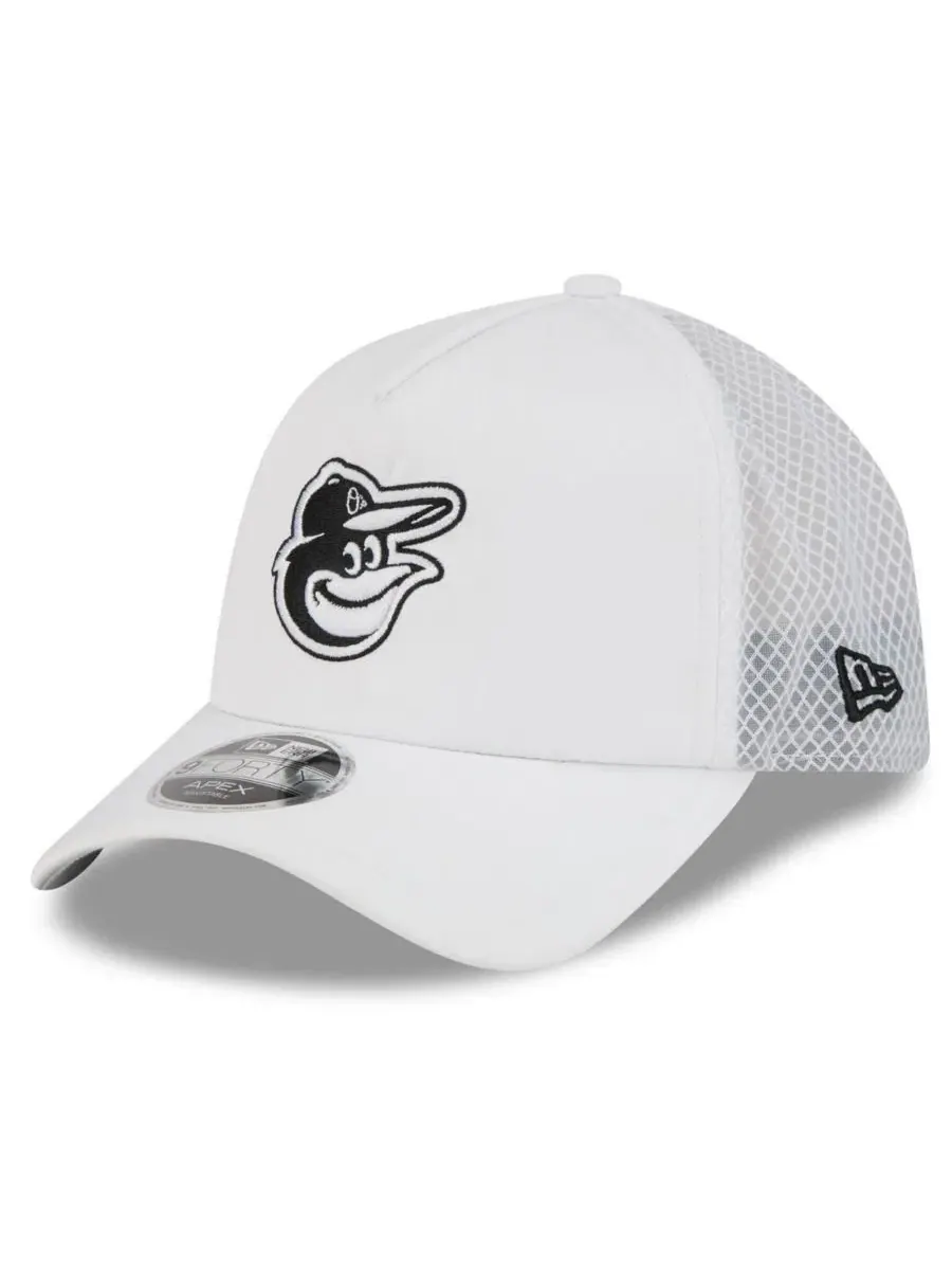 Кепка-тракер New Era Baltimore Orioles 2026 Apex 9FORTY — изображение 1 из 4, белый
