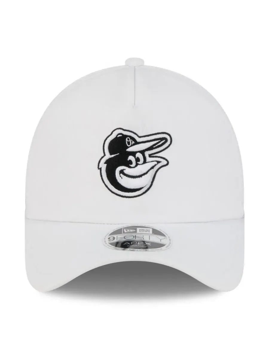 Кепка-тракер New Era Baltimore Orioles 2026 Apex 9FORTY — изображение 4 из 4, белый