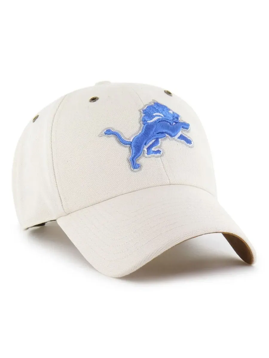 Кепка с вышивкой Detroit Lions, модель Clean Up '47 Brand — изображение 2 из 4, прозрачный
