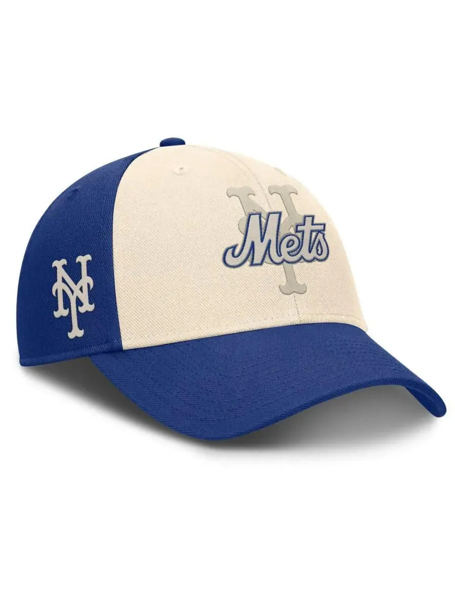 Nike Мужская регулируемая бейсболка New York Mets Statement Club Performance, цвет королевский — изображение 1 из 4
