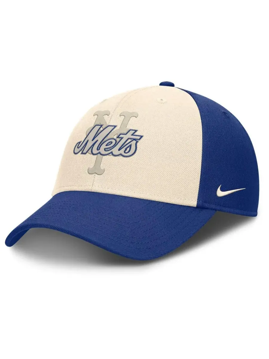 Nike Мужская регулируемая бейсболка New York Mets Statement Club Performance, цвет королевский — изображение 3 из 4