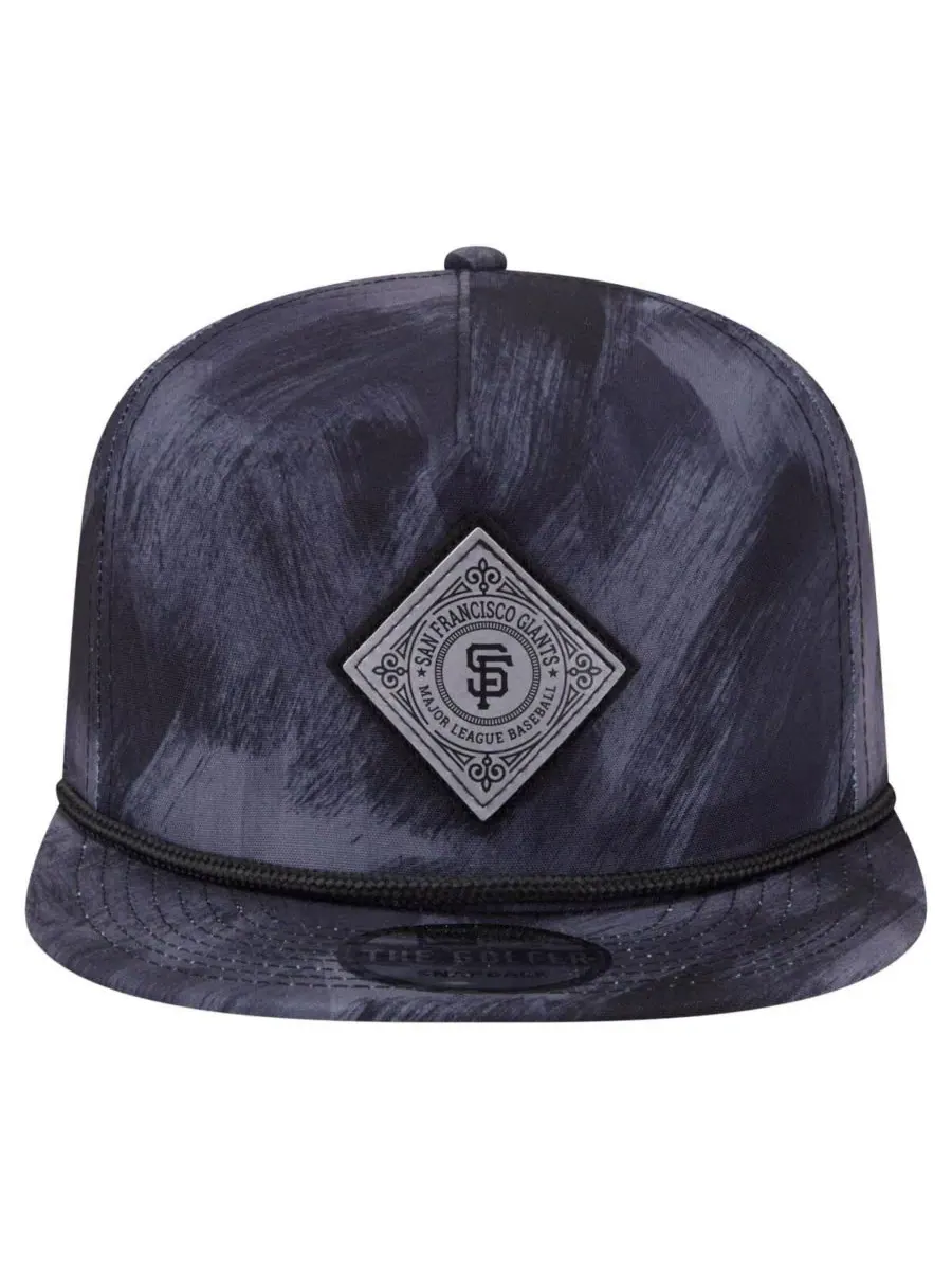 New Era Мужская темно-синяя бейсболка-снепбек с принтом команды San Francisco Giants — изображение 2 из 4, темно-синий