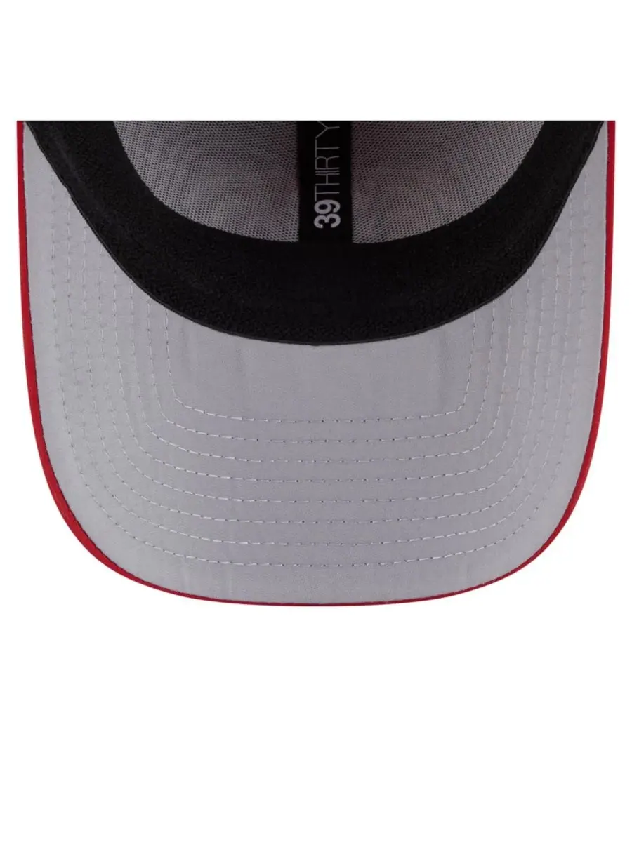 Мужская перфорированная бейсболка Scarlet San Francisco 49ers 39THIRTY Flex Hat New Era — изображение 4 из 5, алый