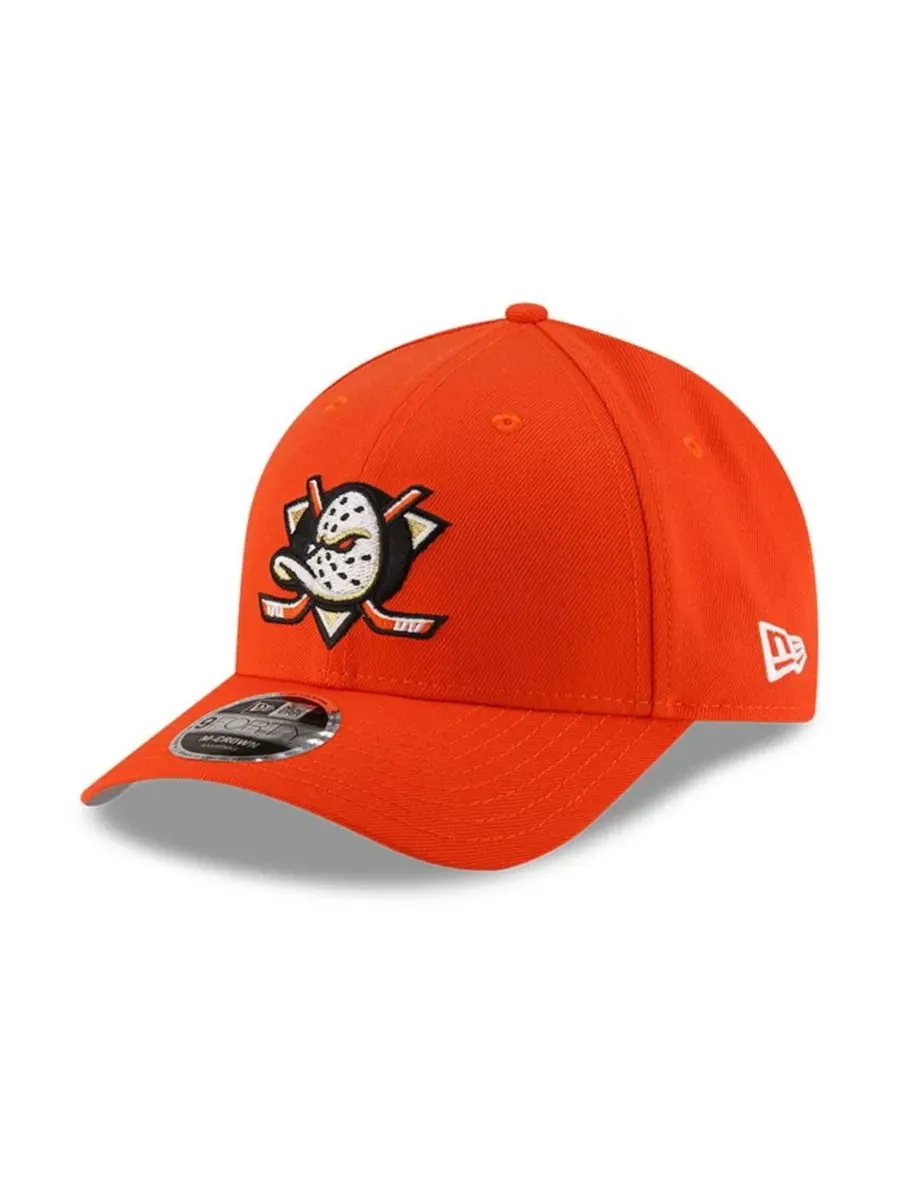 Кепка с вышитым логотипом Anaheim Ducks, 9FORTY M-Crown New Era — изображение 1 из 5, оранжевый
