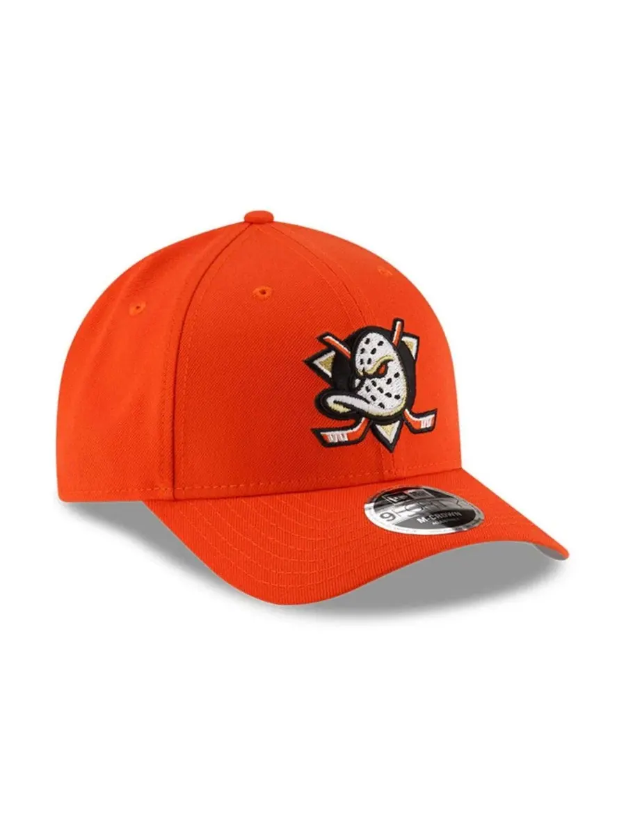Кепка с вышитым логотипом Anaheim Ducks, 9FORTY M-Crown New Era — изображение 4 из 5, оранжевый