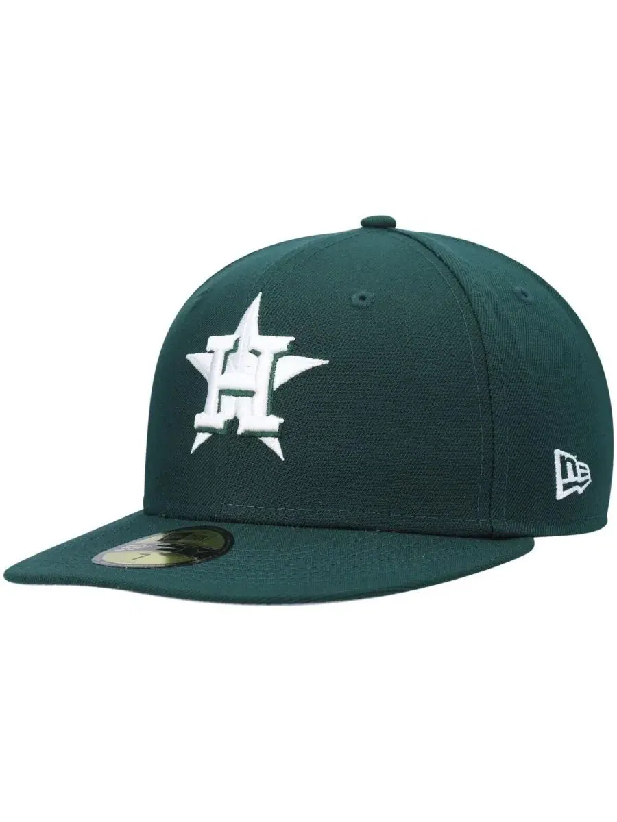 Кепка с вышивкой Houston Astros New Era — изображение 1 из 4, зеленый