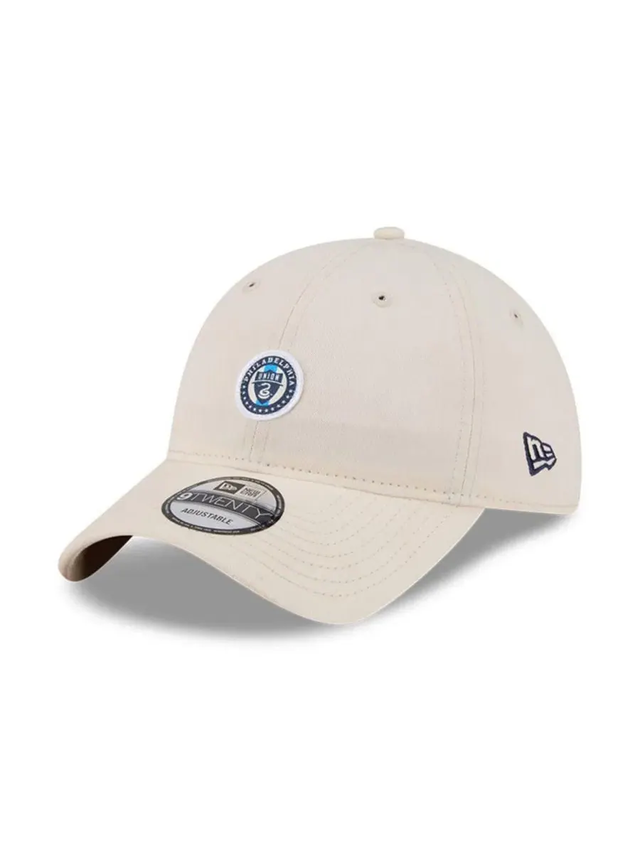 Бейсболка Philadelphia Union Micro Team Logo 9TWENTY New Era — изображение 1 из 5, бежевый