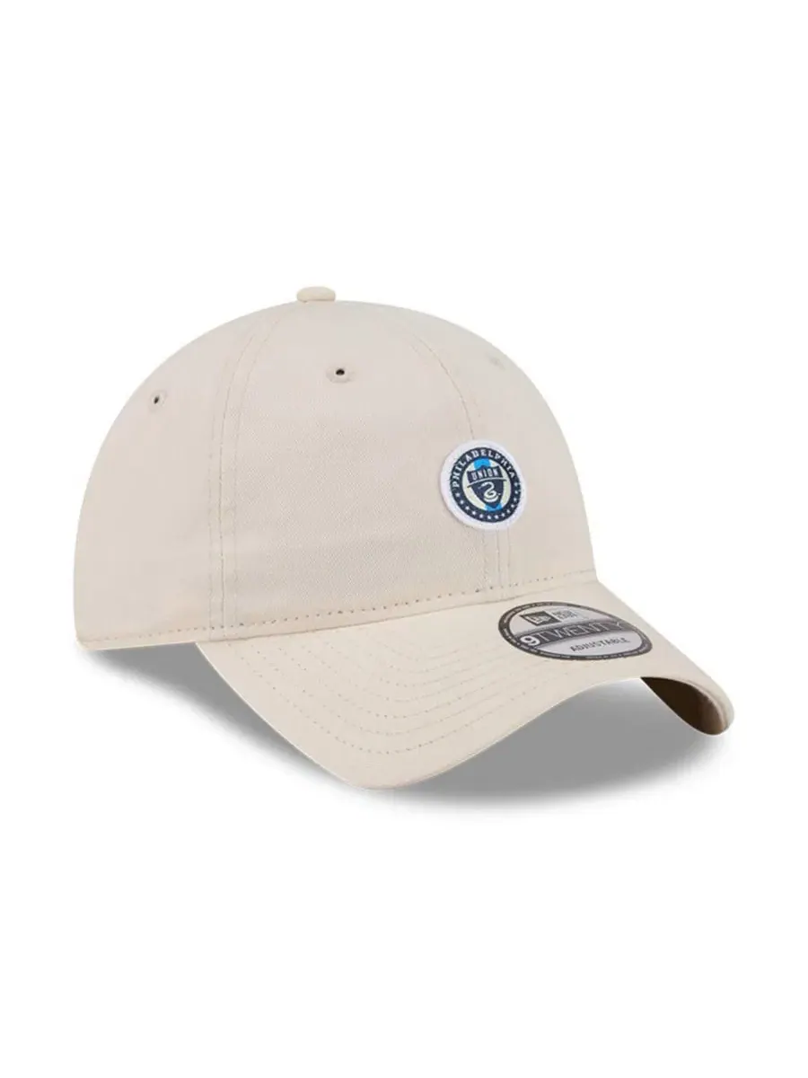 Бейсболка Philadelphia Union Micro Team Logo 9TWENTY New Era — изображение 4 из 5, бежевый
