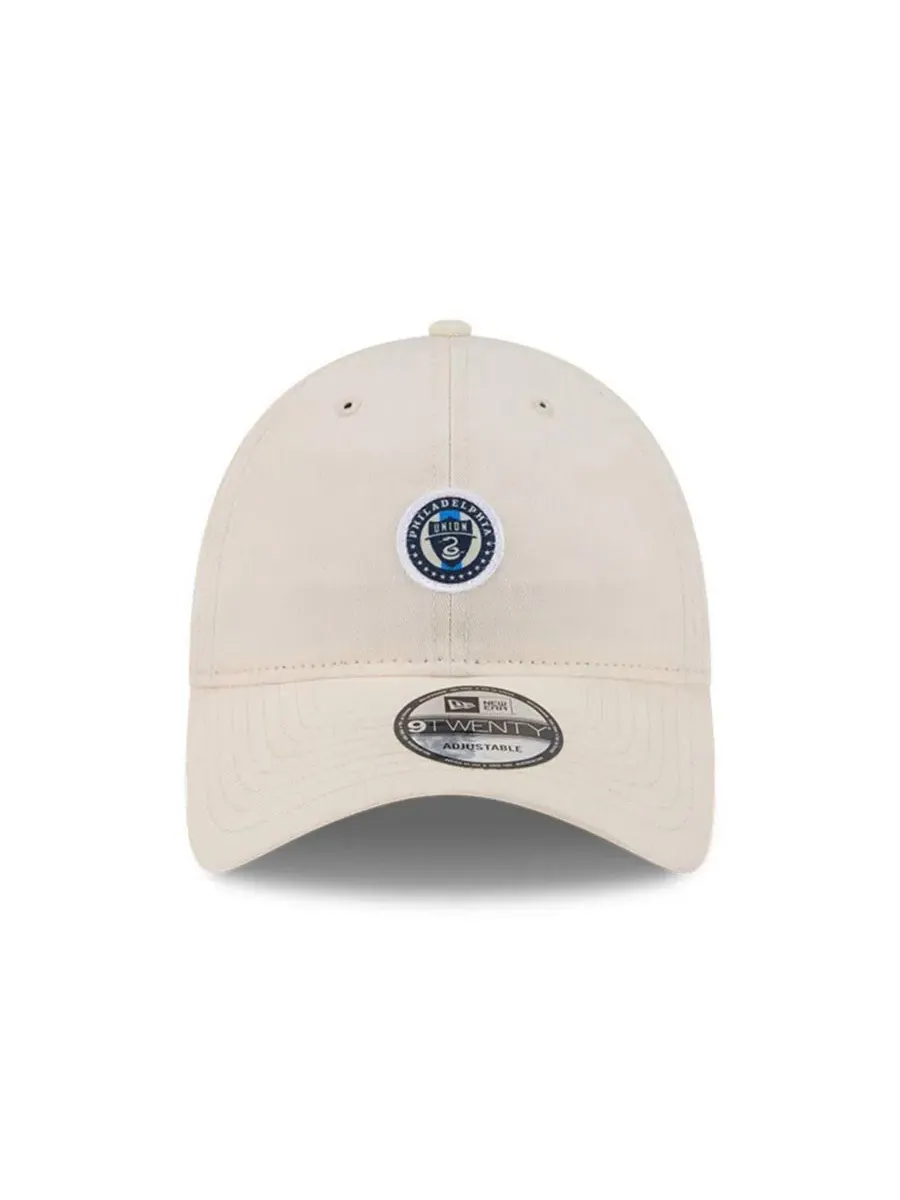 Бейсболка Philadelphia Union Micro Team Logo 9TWENTY New Era — изображение 5 из 5, бежевый
