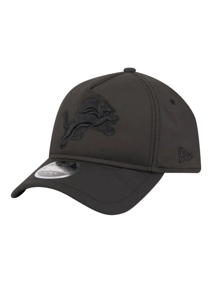 Кепка Apex 9FORTY с вышитым логотипом Detroit Lions New Era — изображение 1 из 5, черный