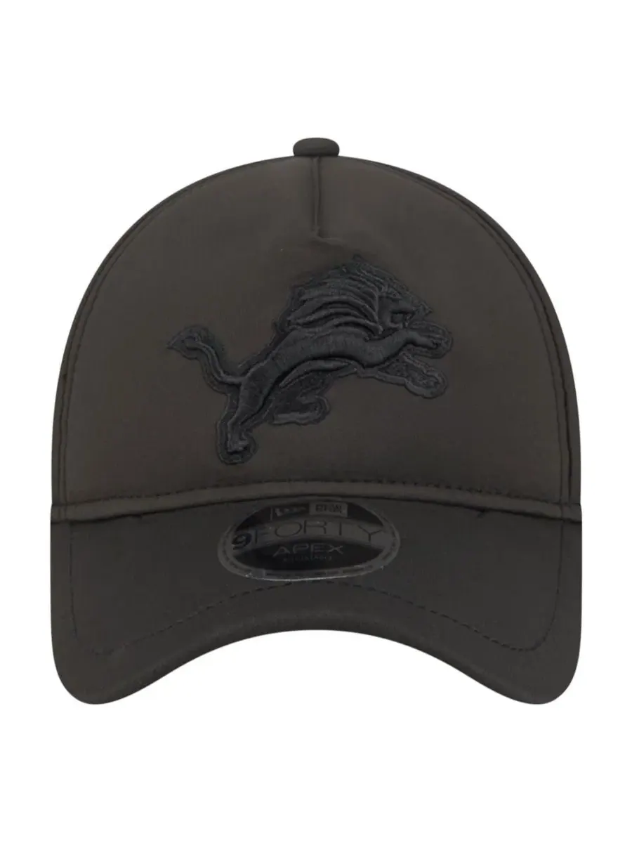 Кепка Apex 9FORTY с вышитым логотипом Detroit Lions New Era — изображение 2 из 5, черный