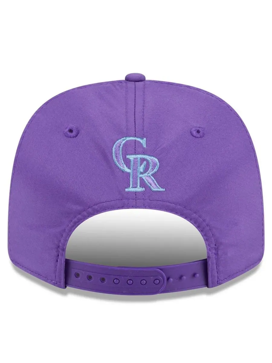 New Era Мужская фиолетовая регулируемая кепка Colorado Rockies 2025 City Connect Fan Pack 9SEVENTY — изображение 3 из 4