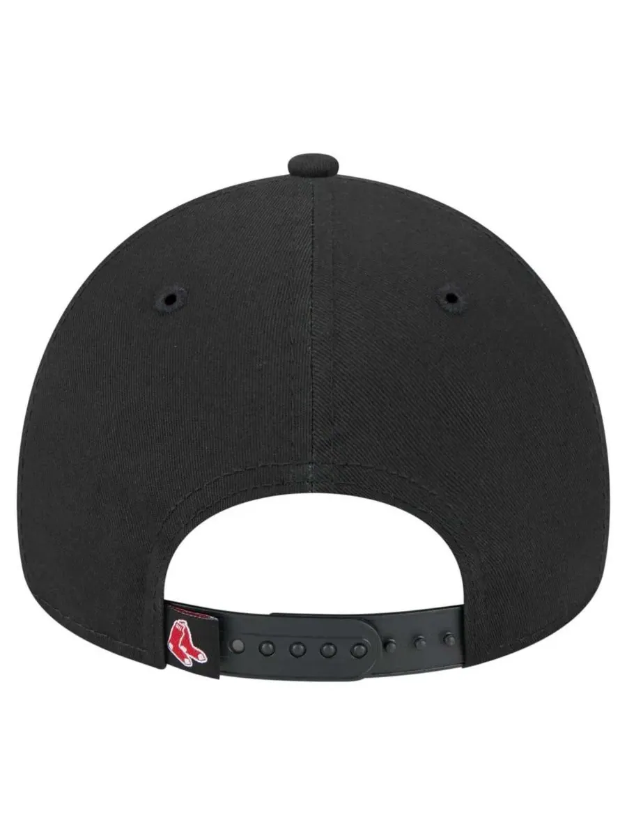 New Era Мужская черная регулируемая бейсболка Boston Red Sox 9FORTY A-Frame — изображение 3 из 5, черный