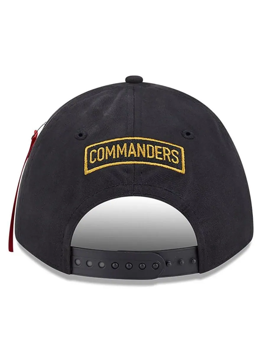 New Era Мужская регулируемая кепка Alpha Men's Industries Black Washington Commanders A-Frame 9FORTY — изображение 4 из 5