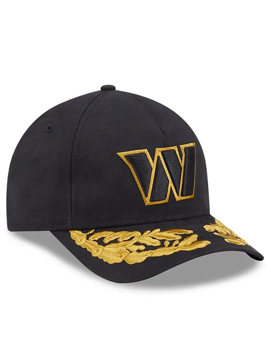 New Era Мужская регулируемая кепка Alpha Men's Industries Black Washington Commanders A-Frame 9FORTY — изображение 5 из 5