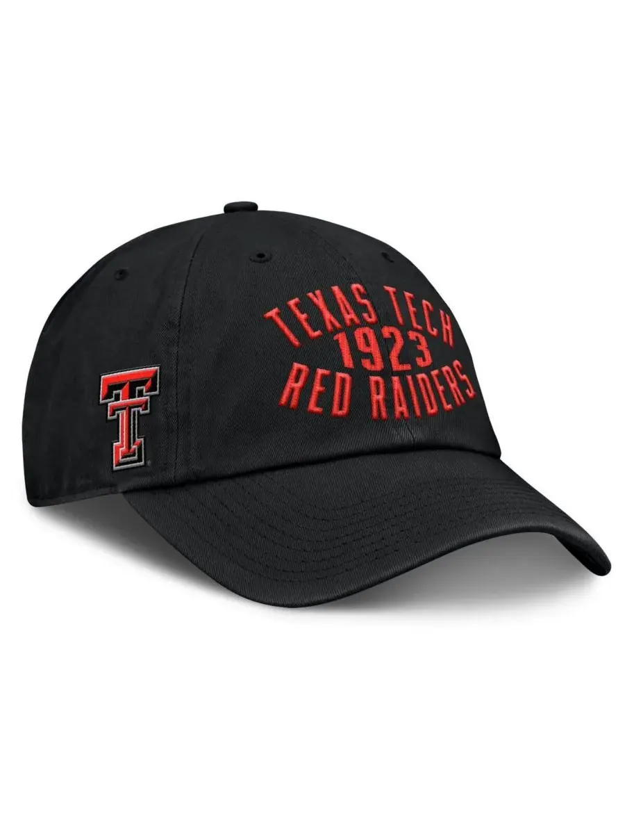 Fanatics Мужская черная регулируемая кепка Texas Tech Red Raiders Archer — изображение 1 из 4, черный
