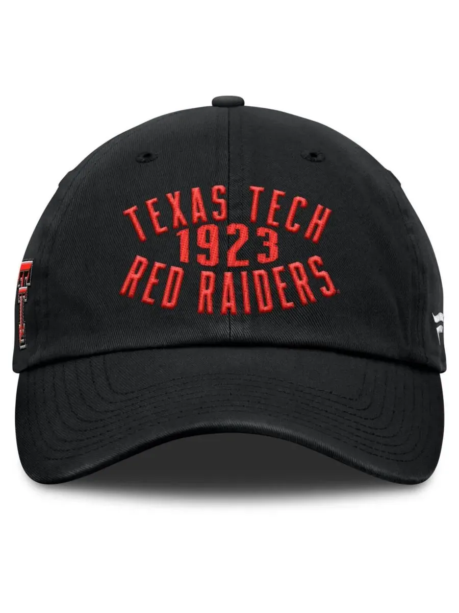 Fanatics Мужская черная регулируемая кепка Texas Tech Red Raiders Archer — изображение 2 из 4, черный