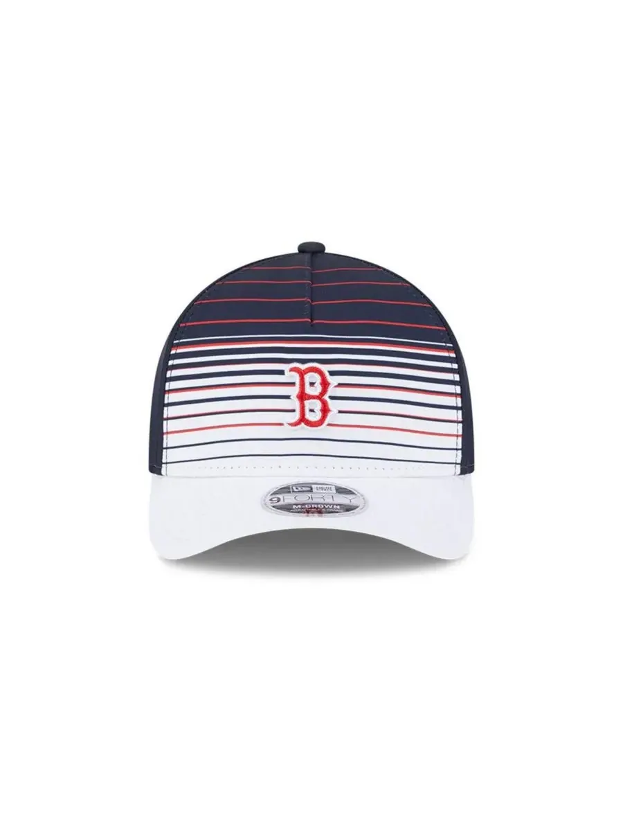 New Era Мужская темно-синяя бейсболка Boston Red Sox Gradient 9FORTY с регулируемой высотой и — изображение 2 из 3