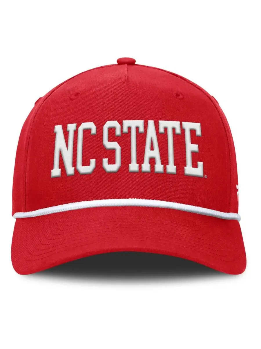 Fanatics Мужская красная регулируемая кепка с символикой команды NC State Wolfpack, символикой — изображение 2 из 4, красный
