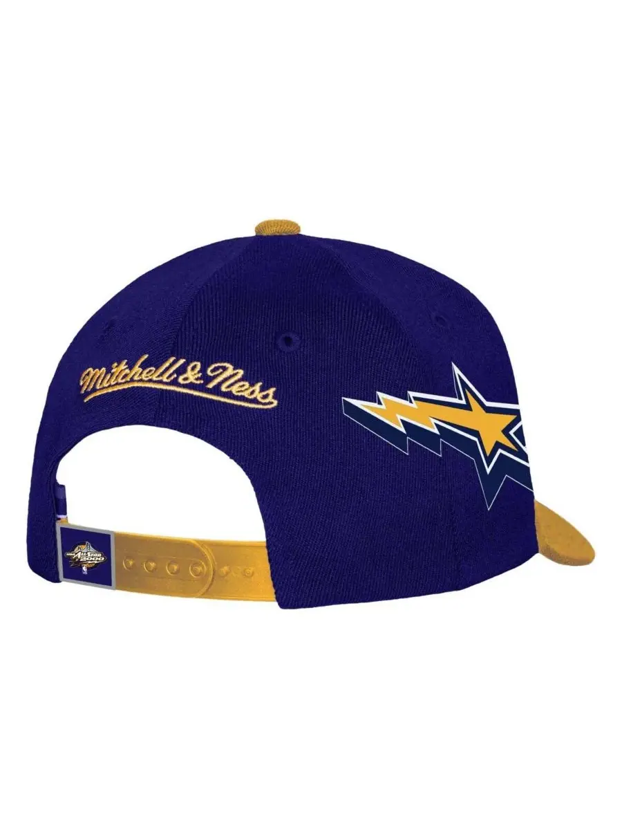 Mitchell & Ness Мужская фиолетово-золотая регулируемая кепка Los Angeles Lakers AS2K Stars Pro Crown — изображение 2 из 2
