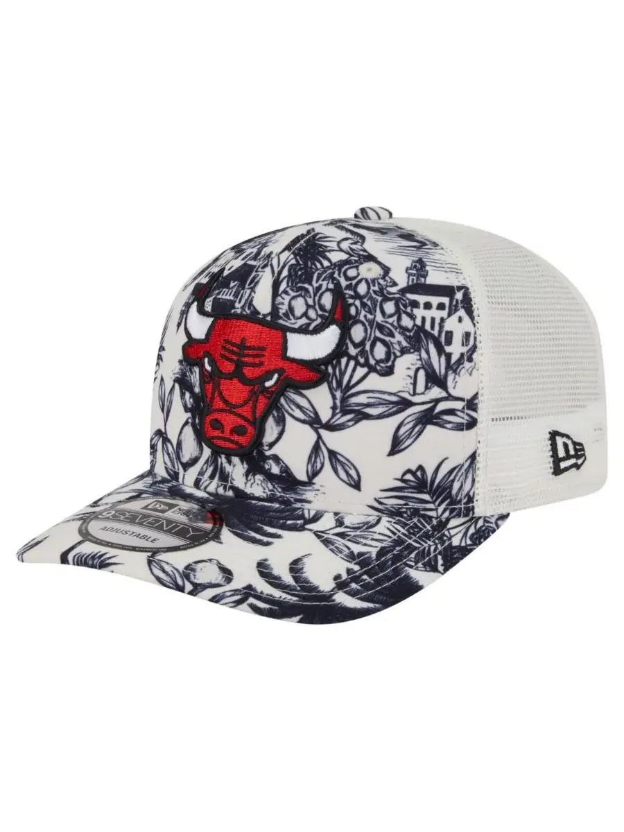 New Era Мужская белая регулируемая кепка Chicago Bulls Lemon Tree 9SEVENTY — изображение 1 из 4, белый