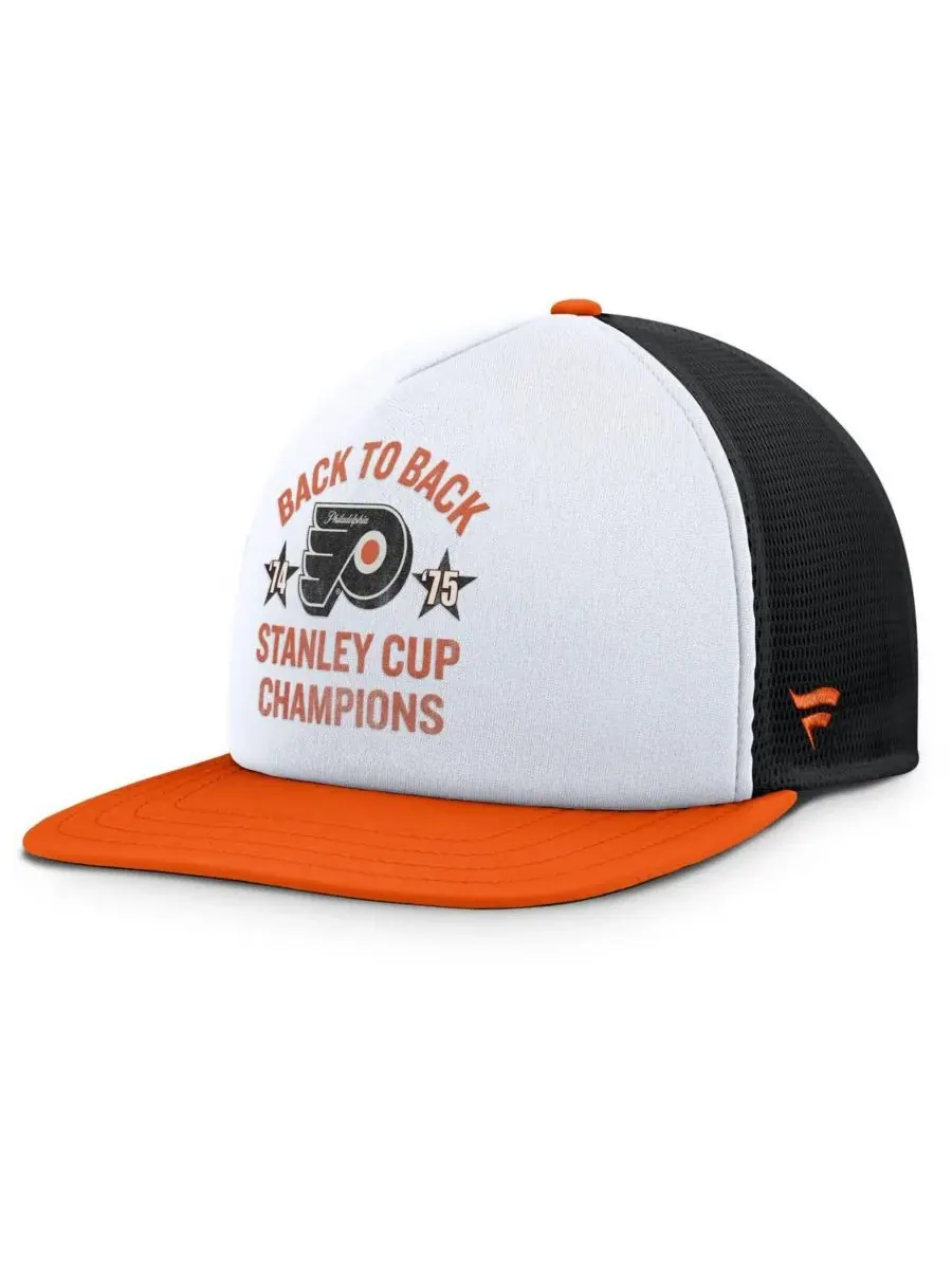 Fanatics Мужская бело-оранжевая бейсболка Philadelphia Flyers из коллекции Decades с — изображение 1 из 4, белый оранжевый