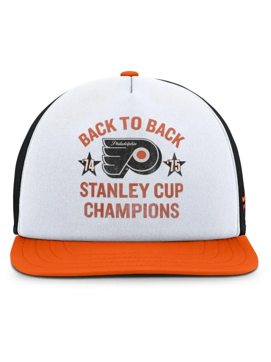 Fanatics Мужская бело-оранжевая бейсболка Philadelphia Flyers из коллекции Decades с — изображение 4 из 4, белый оранжевый