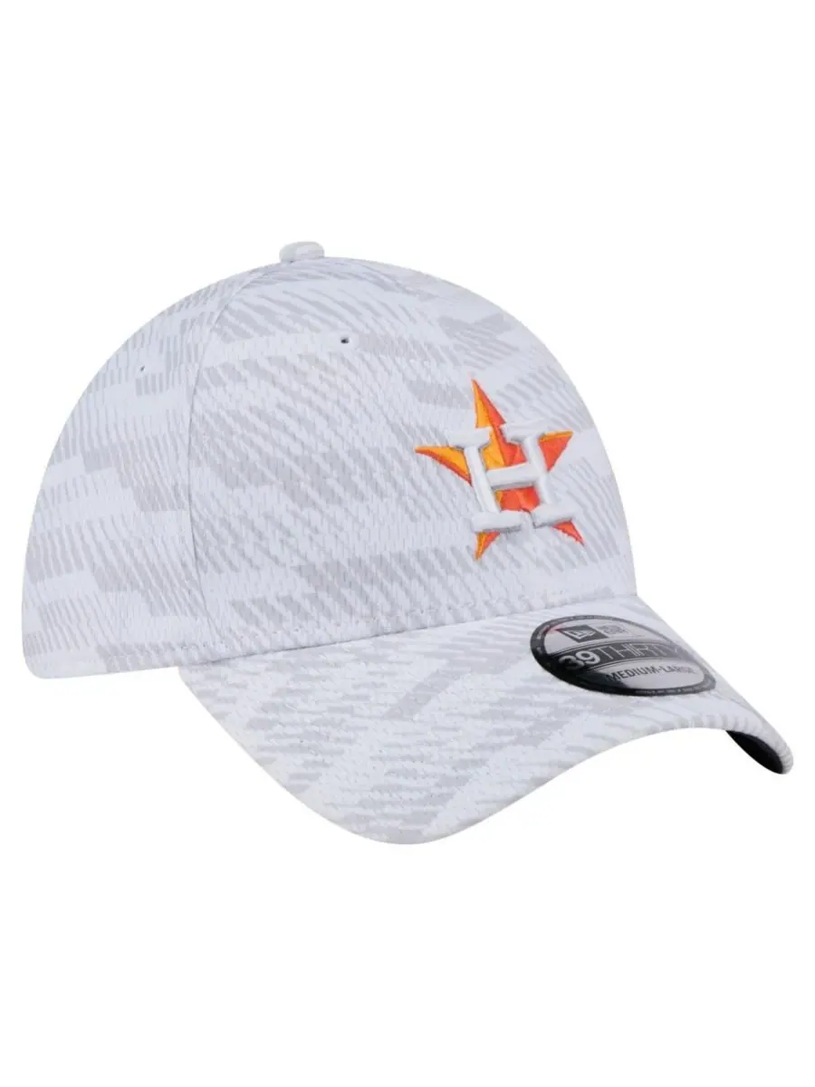 New Era Мужская белая кепка Houston Astros Graded 39THIRTY Stretch Fit — изображение 3 из 4, белый