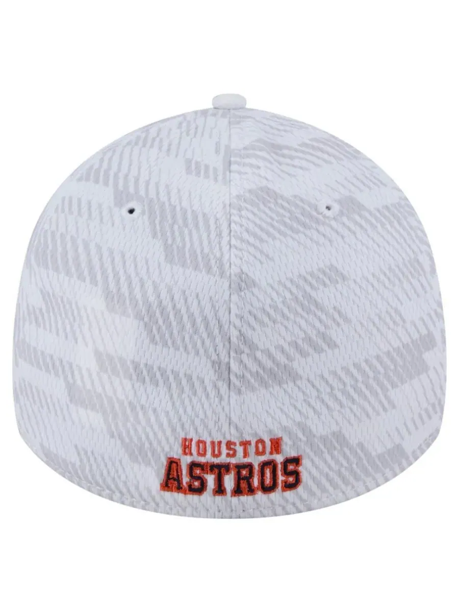 New Era Мужская белая кепка Houston Astros Graded 39THIRTY Stretch Fit — изображение 4 из 4, белый
