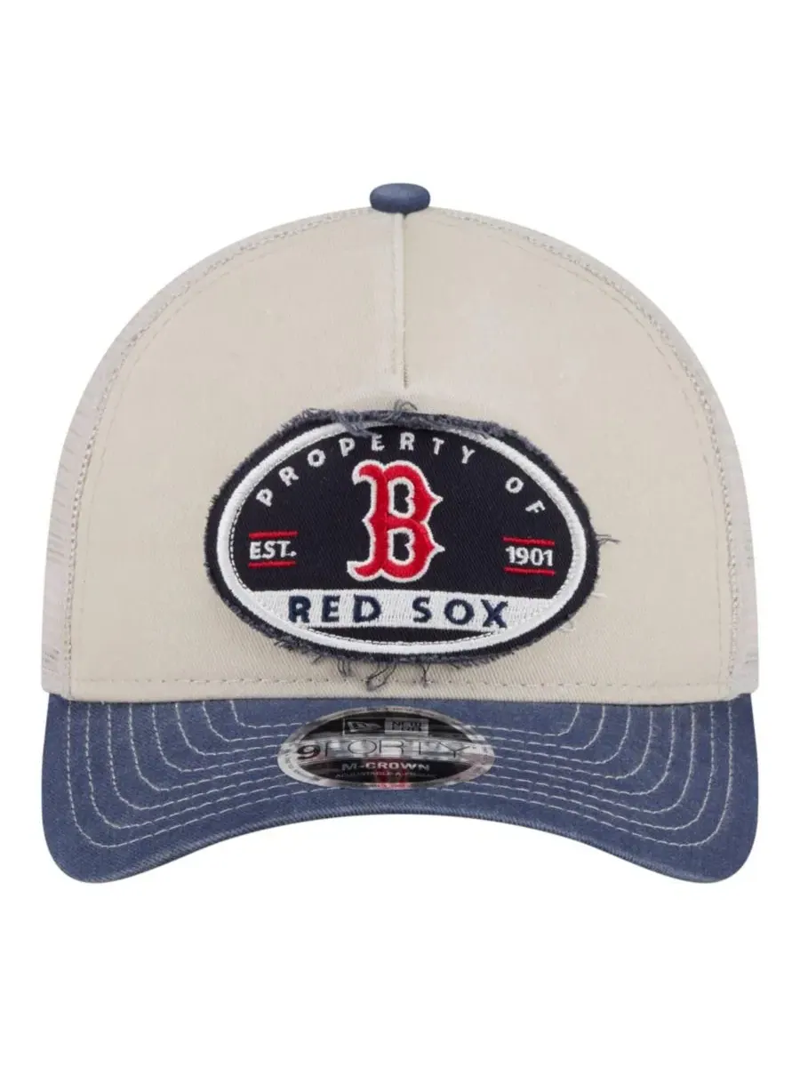 Кепка-тракер New Era Boston Red Sox Frayed M-Crown A-Frame 9FORTY — изображение 2 из 5