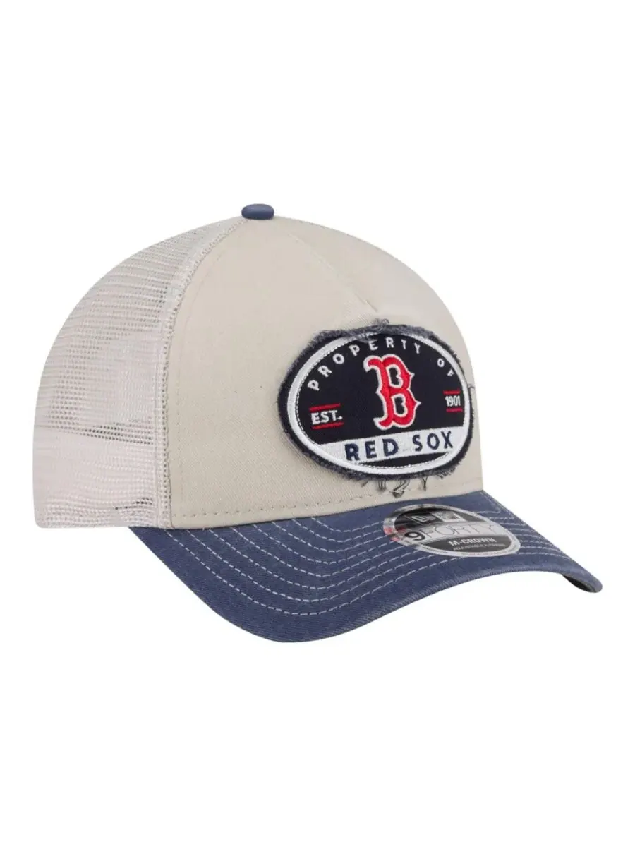 Кепка-тракер New Era Boston Red Sox Frayed M-Crown A-Frame 9FORTY — изображение 3 из 5