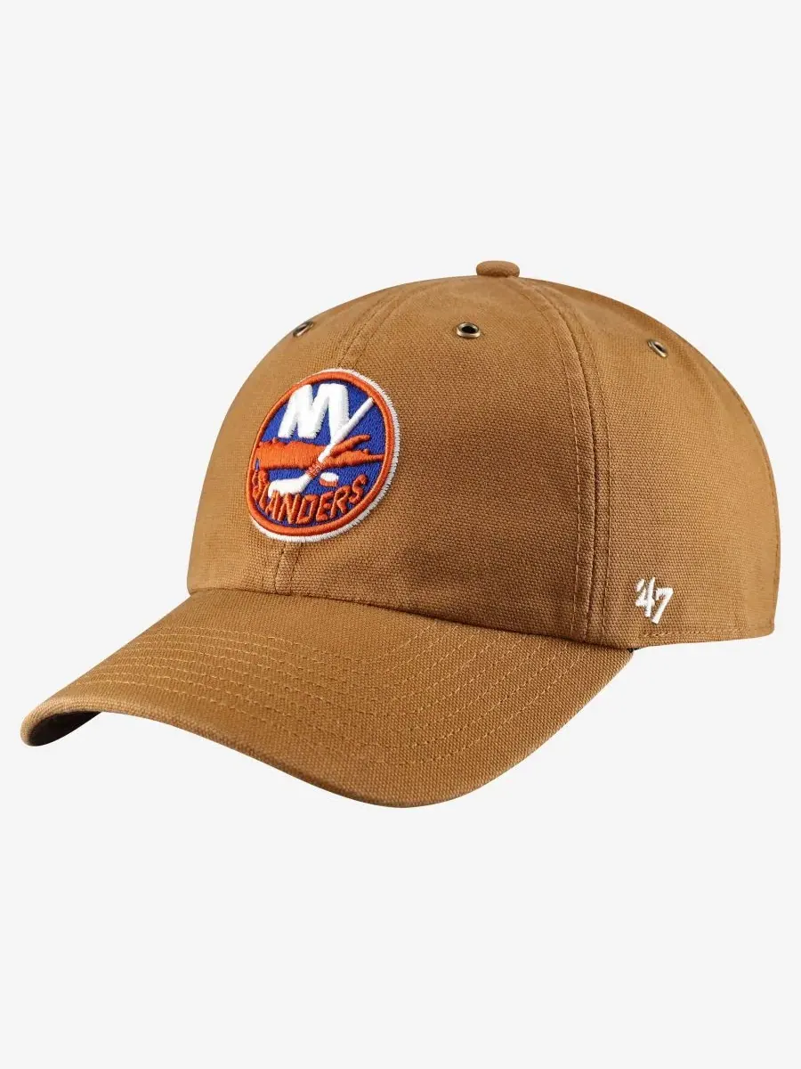 Бейсболка с вышивкой New York Islanders, Carhartt x '47 — изображение 1 из 4, коричневый
