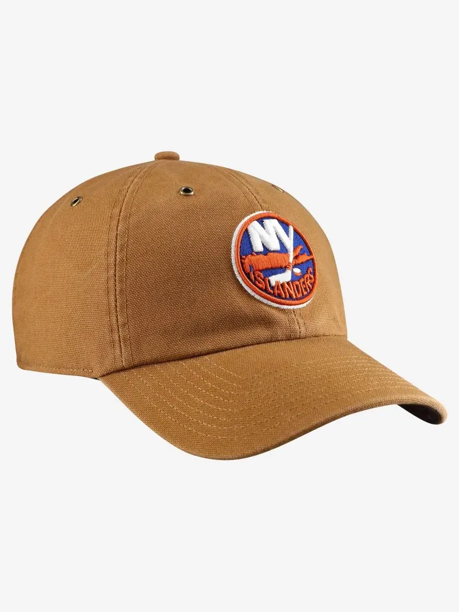 Бейсболка с вышивкой New York Islanders, Carhartt x '47 — изображение 3 из 4, коричневый