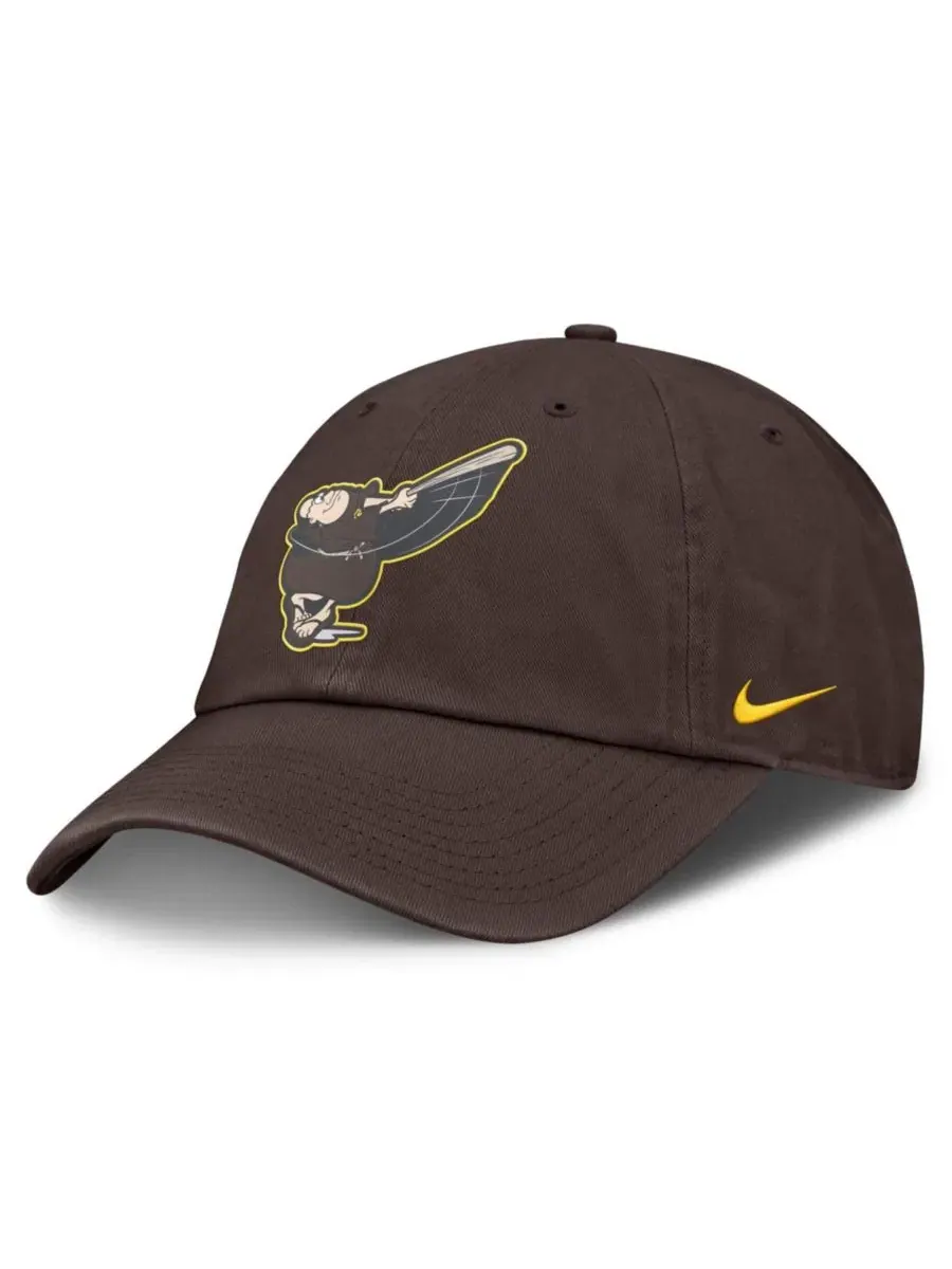 Кепка с принтом Mascot Club Adjustable Hat Nike — изображение 1 из 4, коричневый