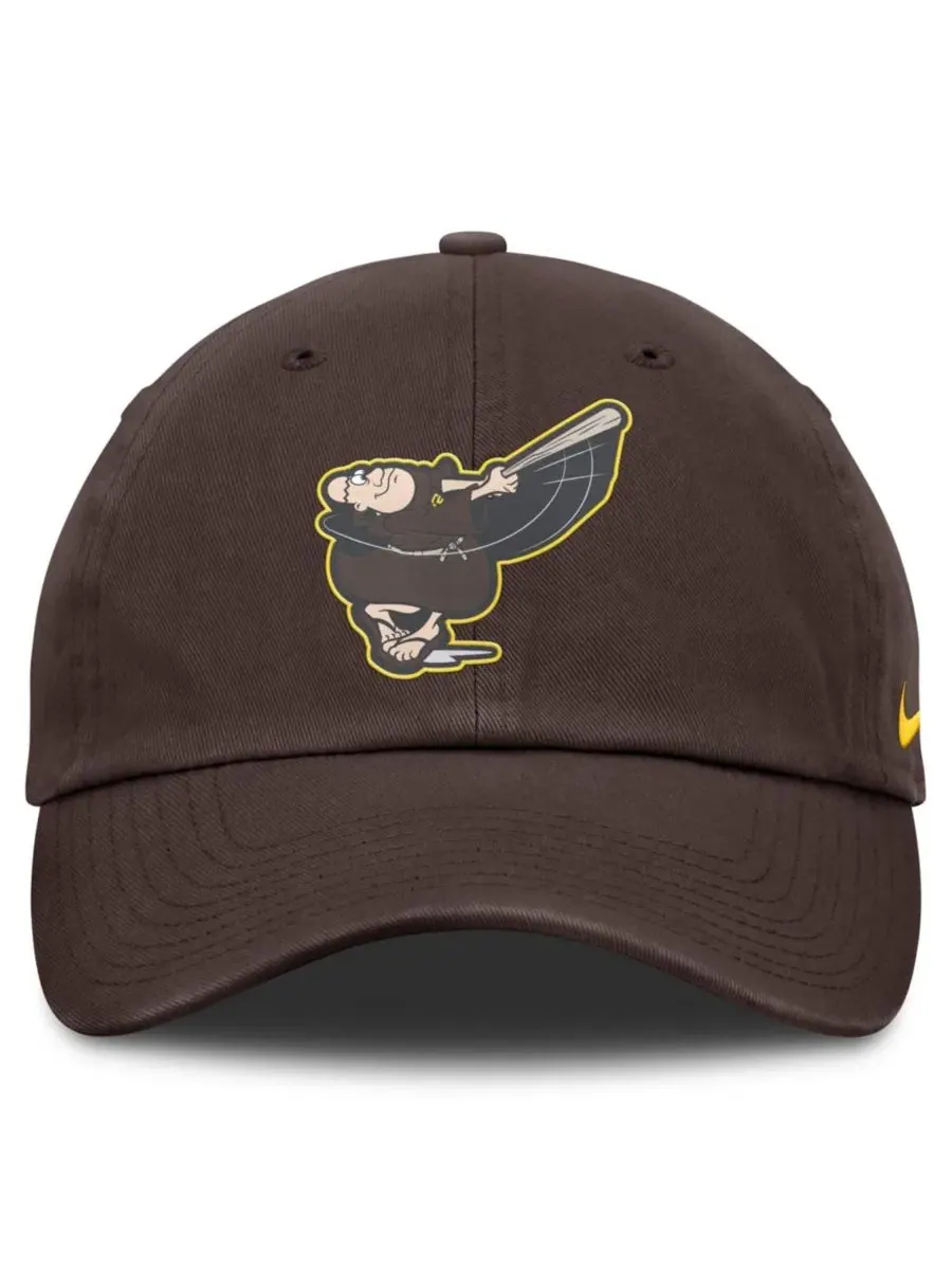 Кепка с принтом Mascot Club Adjustable Hat Nike — изображение 2 из 4, коричневый