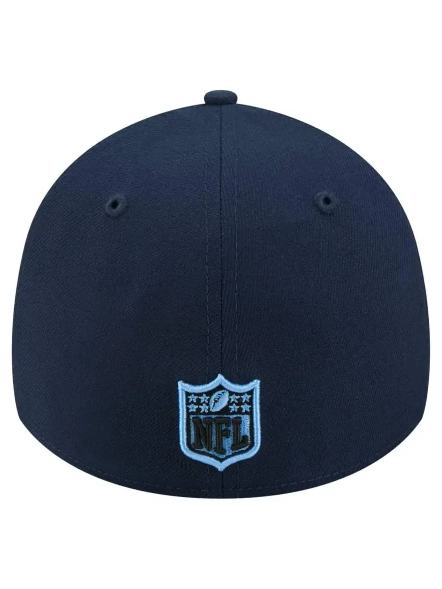 Кепка-фитнес New Era Script 39THIRTY Flex Hat — изображение 4 из 7, темно-синий