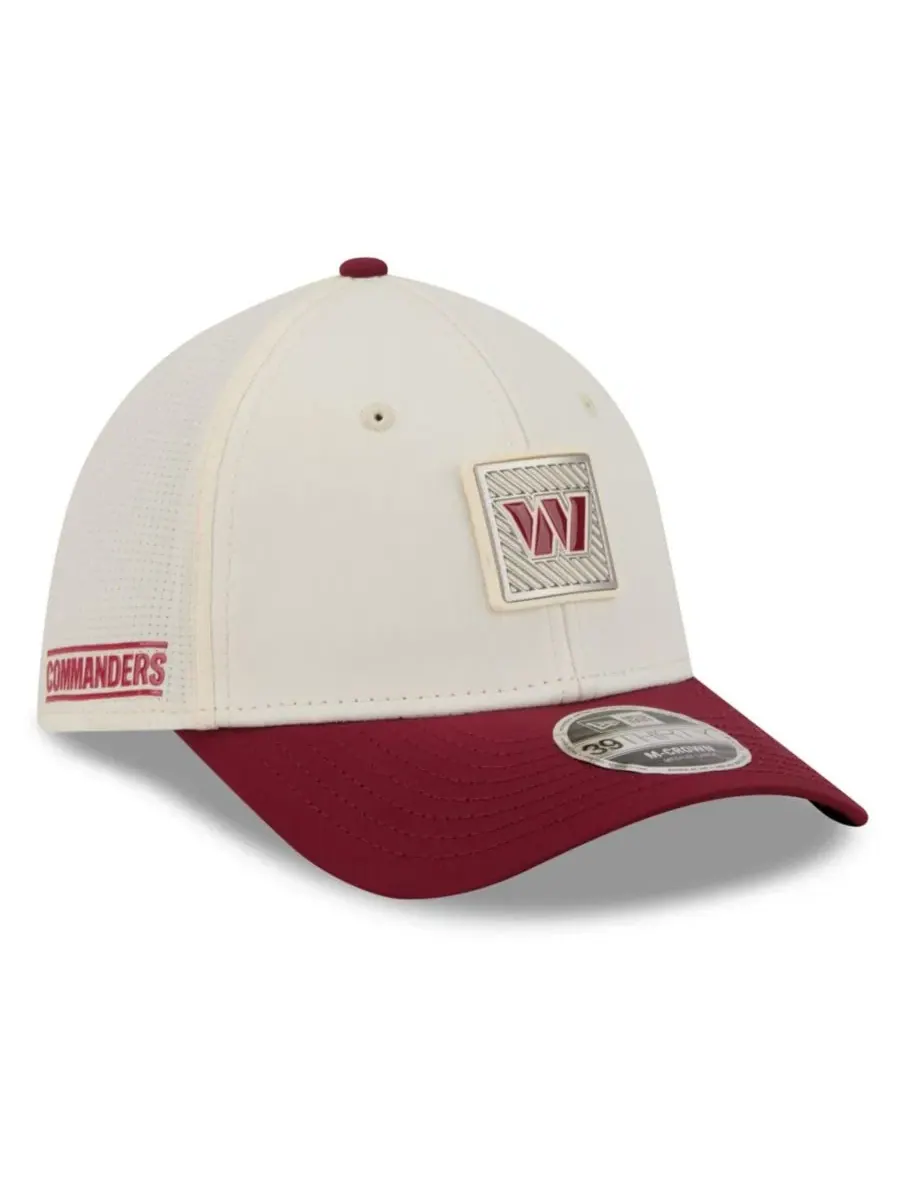 Бейсболка New Era 39THIRTY Flex Hat Washington Commanders — изображение 1 из 4, кремовый бордовый