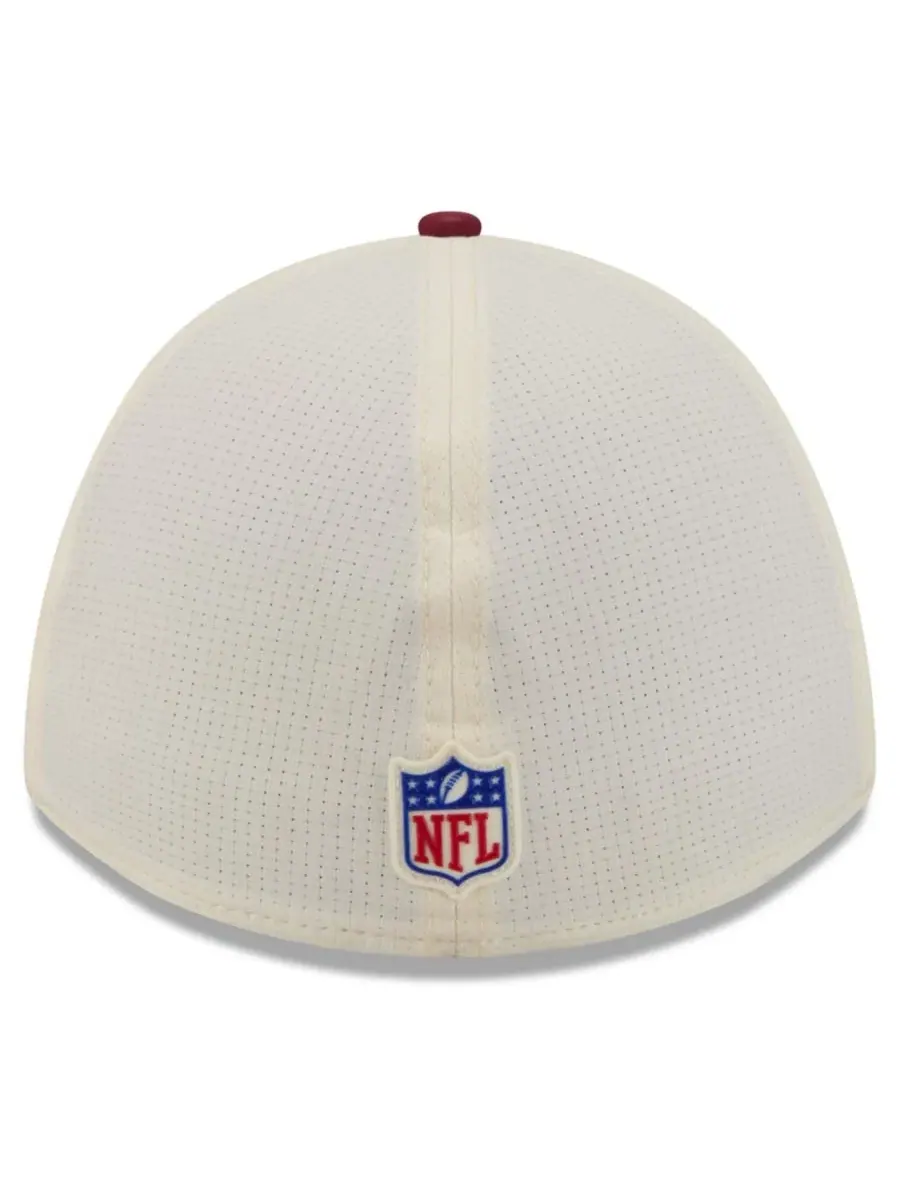 Бейсболка New Era 39THIRTY Flex Hat Washington Commanders — изображение 3 из 4, кремовый бордовый