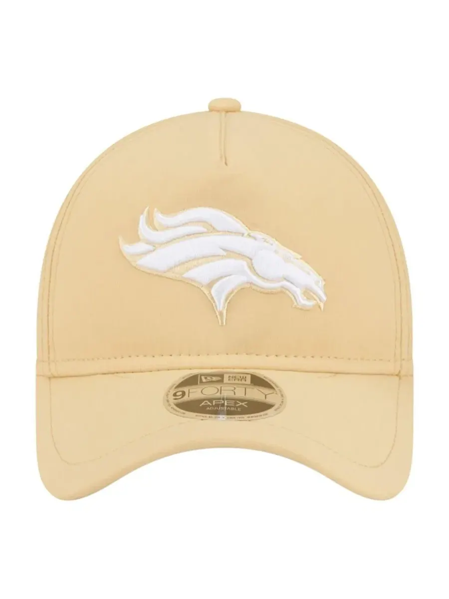 Кепка New Era Denver Broncos Apex 9FORTY — изображение 2 из 5, бежевый