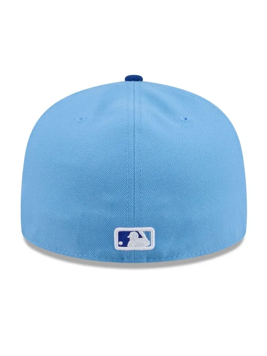 Бейсболка New Era 59FIFTY с вышивкой Baseball Hall of Fame — изображение 4 из 5, светлый синий