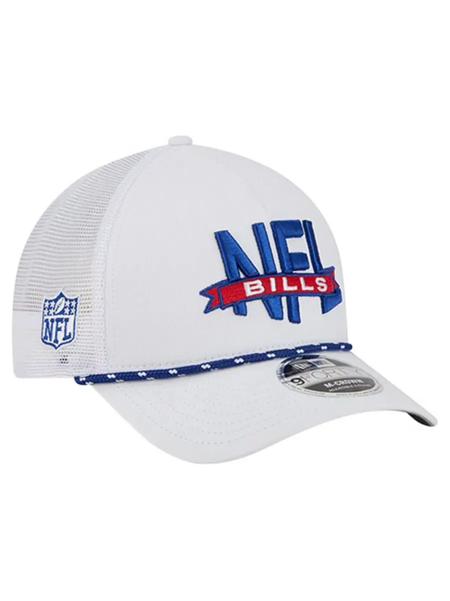 Кепка-тракер с вышивкой Buffalo Bills New Era — изображение 1 из 5, белый