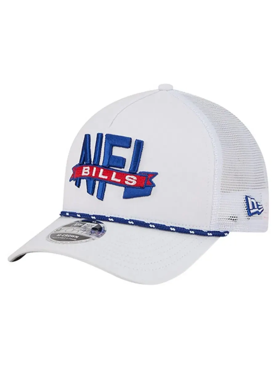 Кепка-тракер с вышивкой Buffalo Bills New Era — изображение 3 из 5, белый
