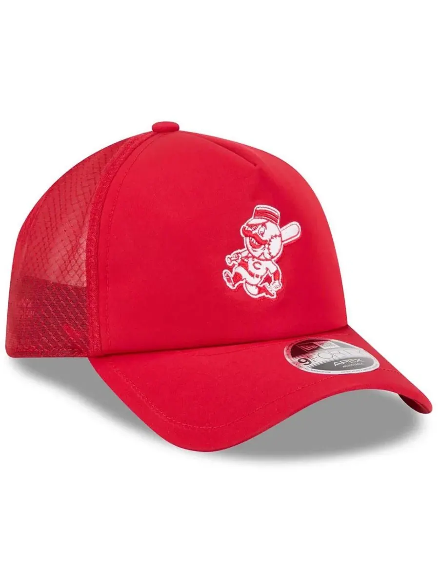 Бейсболка New Era 9FORTY APEX с вышитым логотипом Cincinnati Reds — изображение 3 из 4, красный