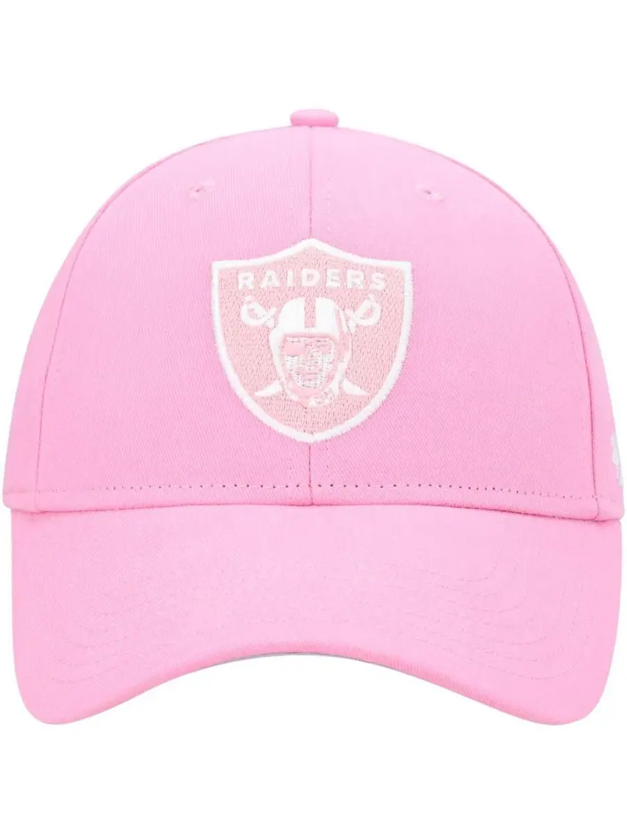 Кепка с вышивкой Las Vegas Raiders Rose MVP '47 Brand — изображение 4 из 4, розовый