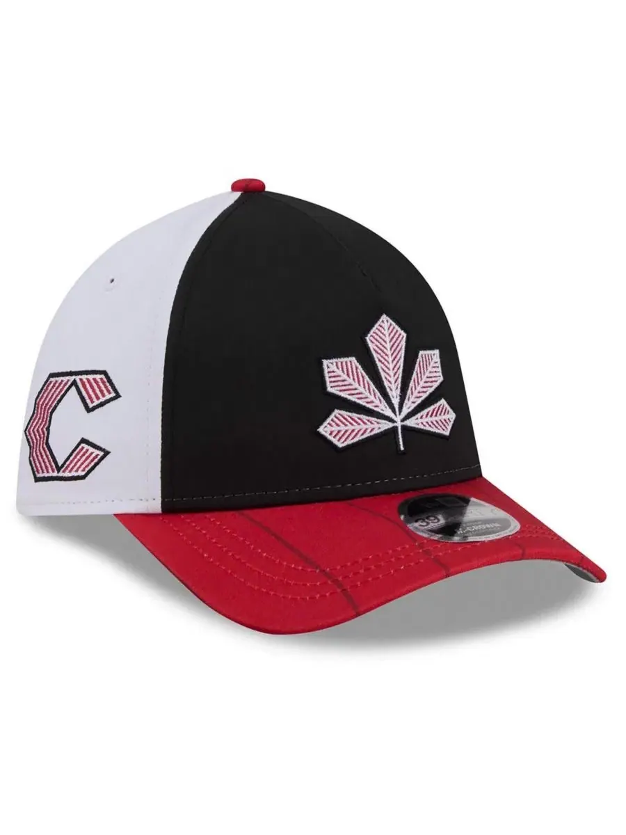 Кепка с вышивкой M-Crown A-Frame 39THIRTY New Era — изображение 1 из 5, черный красный